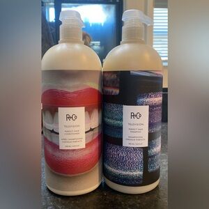 R+Co Television Shampoo + Conditioner Liter Set - BRAND NEW - UNOPENED